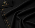 Mensigo Onyx Black Premium Textured Suiting Fabric
