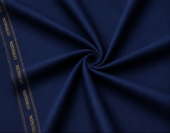 Mensigo Sapphire Blue Premium Suiting Fabric – Luxury Collection
