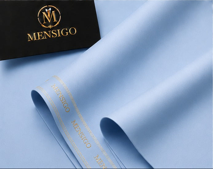 Mensigo Sky Blue Premium Suiting Fabric – Luxury Collection
