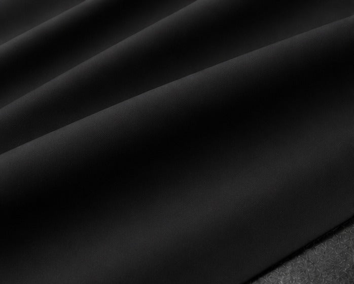 Mensigo Jet Black Premium Cotton Shirting Fabric