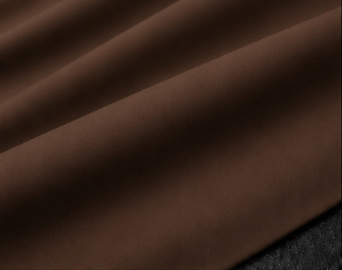 Mensigo Chocolate Brown Premium Cotton Shirting Fabric