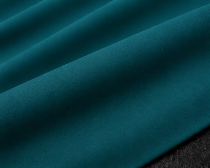 Mensigo Teal Blue Premium Cotton Shirting Fabric