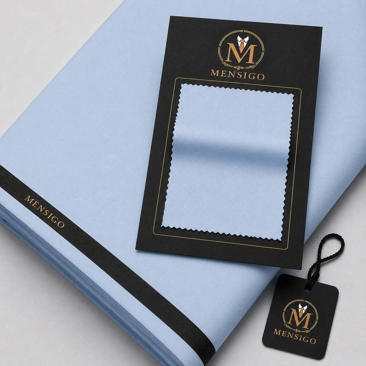 Mensigo Sky Blue Premium Wash & Wear Shalwar Kameez Fabric