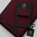 Mensigo Royal Maroon Premium Wash & Wear Shalwar Kameez Fabric