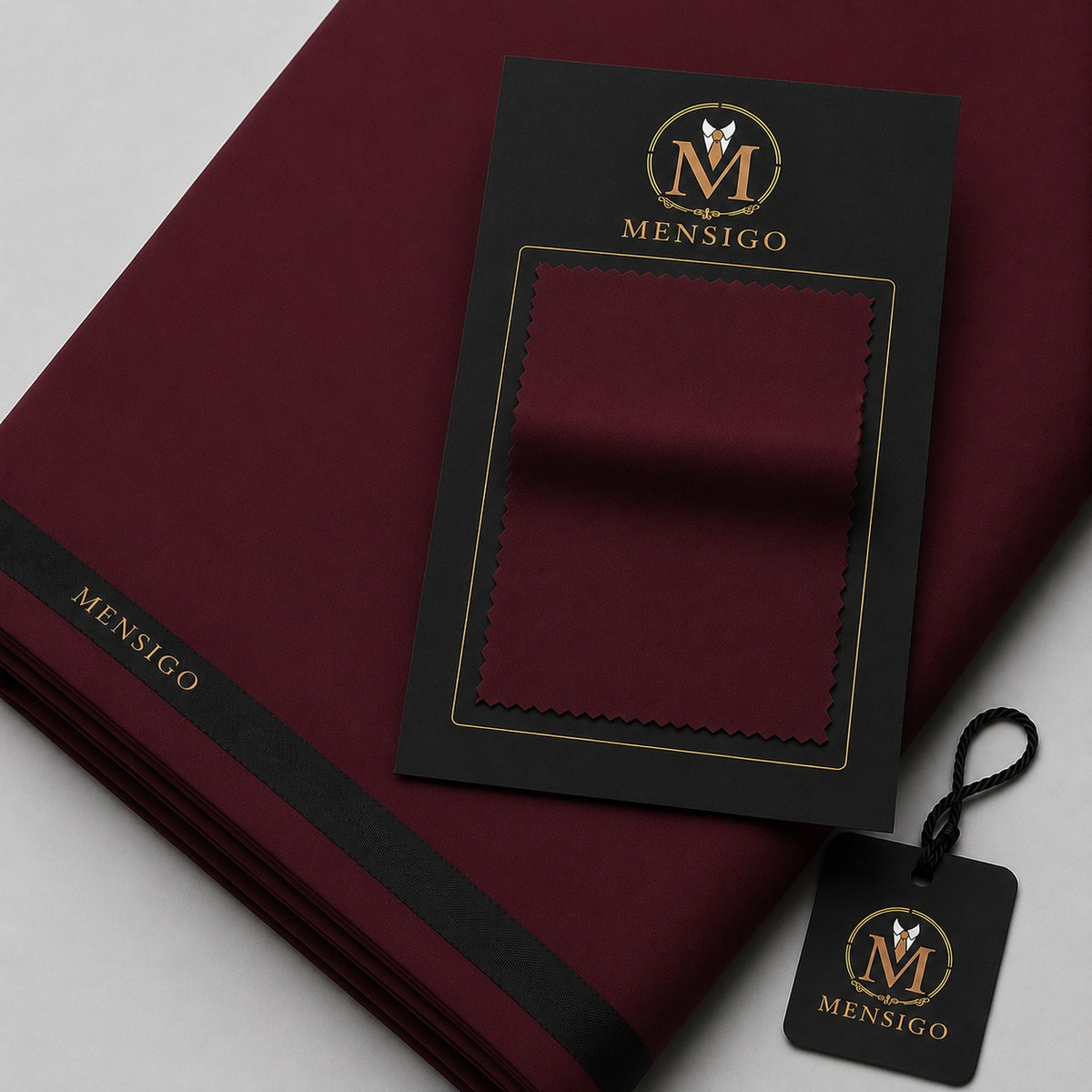 Mensigo Royal Maroon Premium Wash & Wear Shalwar Kameez Fabric