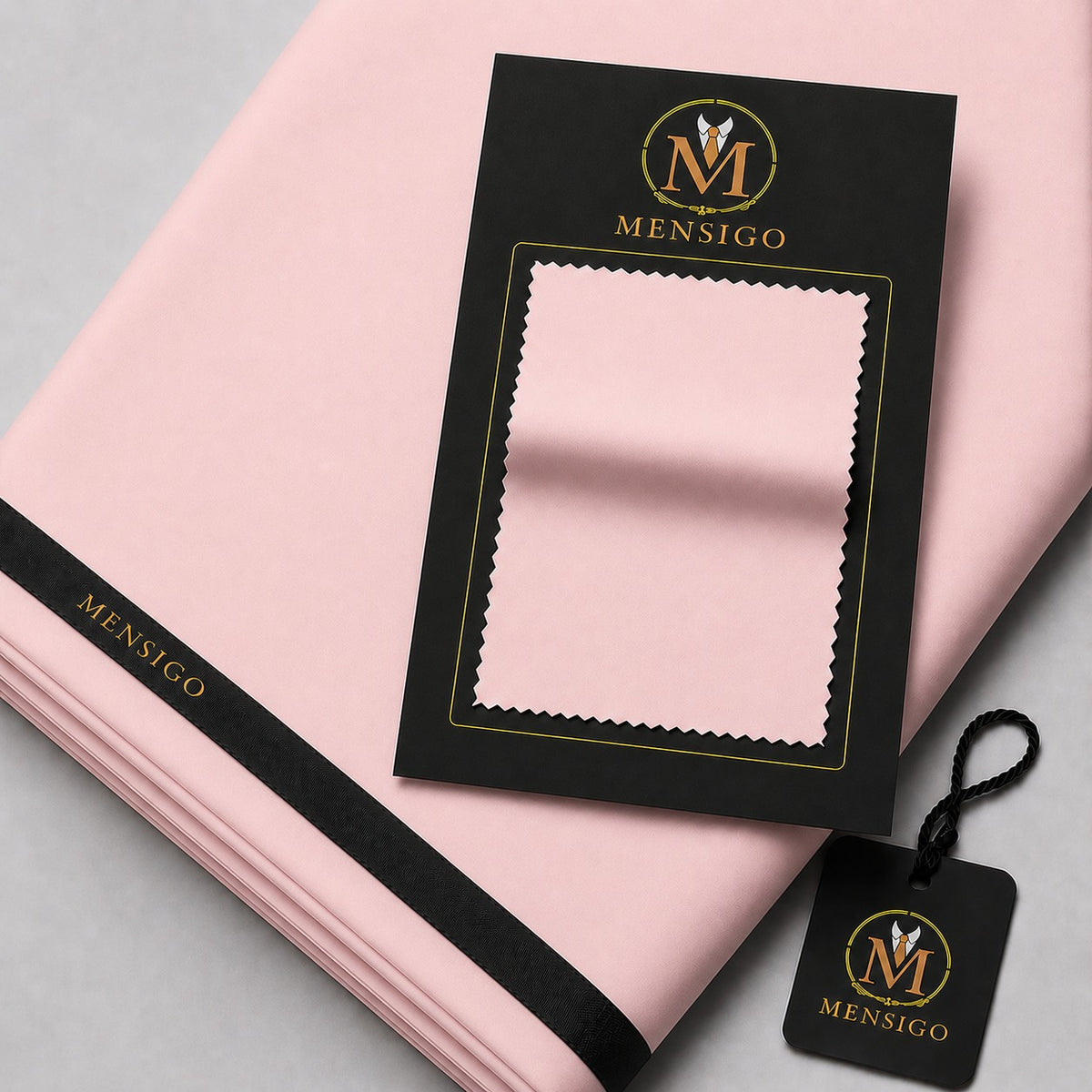 Mensigo Blush Pink Premium Wash & Wear Shalwar Kameez Fabric